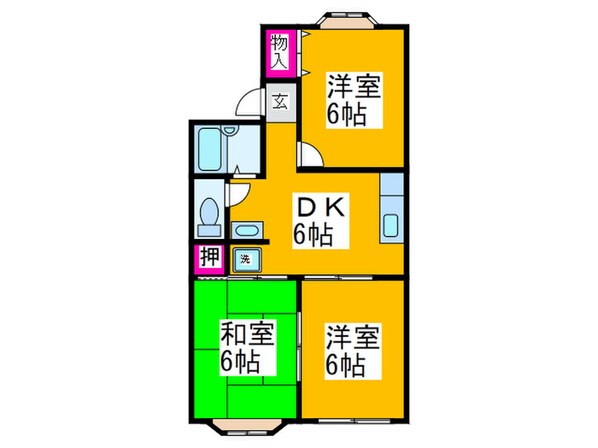 リヴェ－ルメゾンの物件間取画像